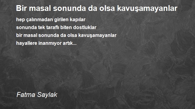 Fatma Saylak