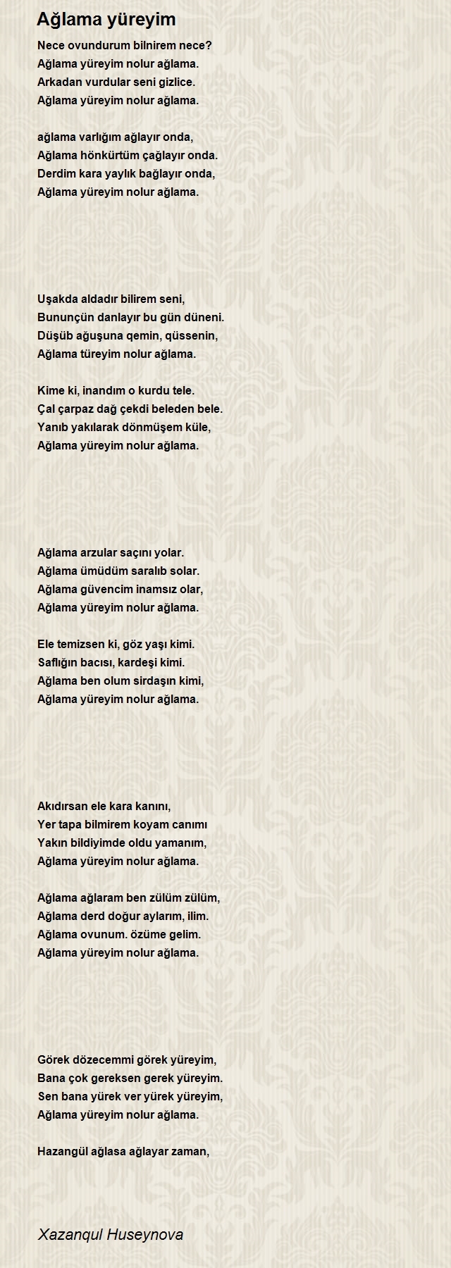 X&#601zangül Hüseynova