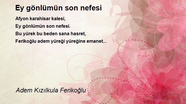 Adem Kızılkula Ferikoğlu