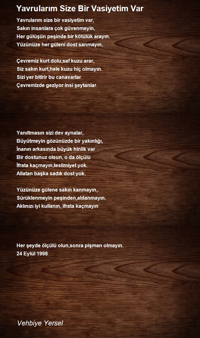 Vehbiye Yersel