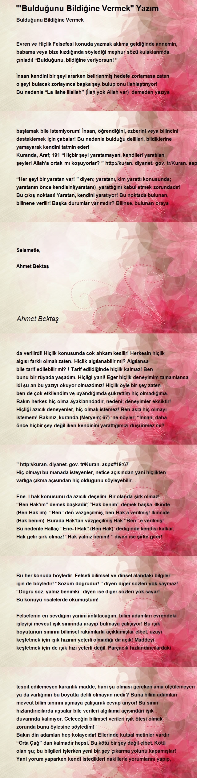 Ahmet Bektaş