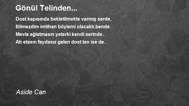 Aside Can