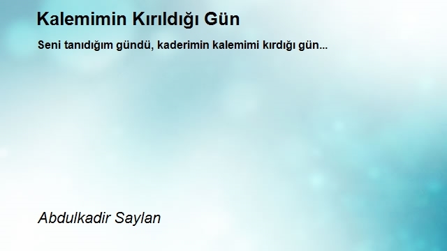 Abdulkadir Saylan