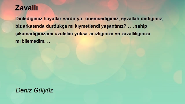 Deniz Gülyüz