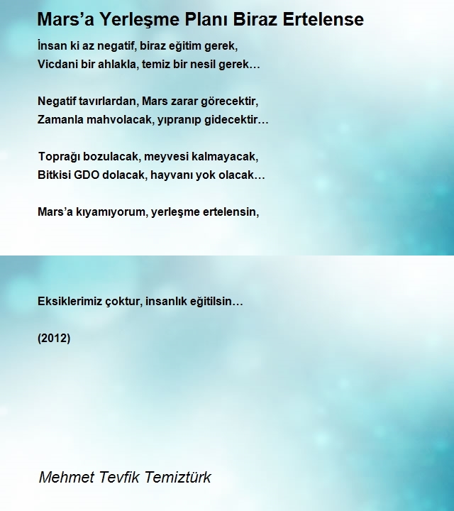 Mehmet Tevfik Temiztürk