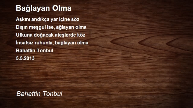 Bahattin Tonbul