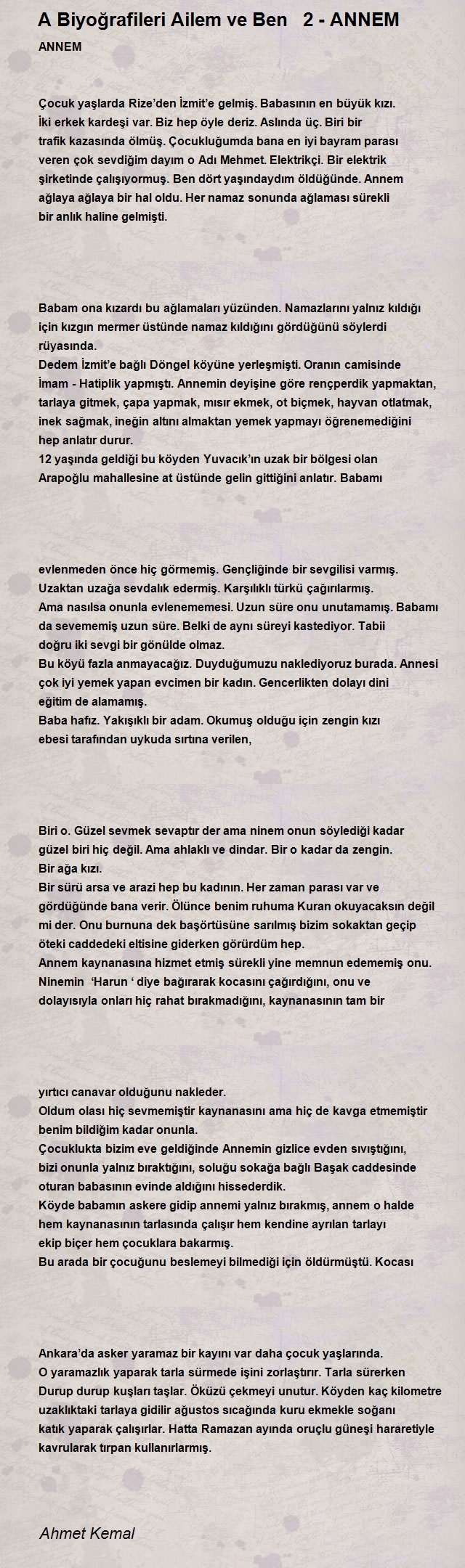 Ahmet Kemal