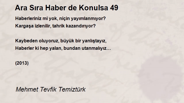 Mehmet Tevfik Temiztürk