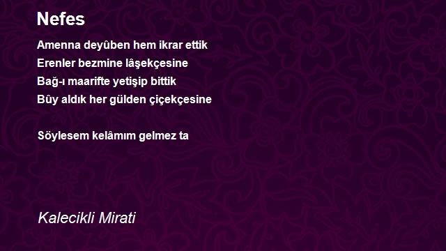 Kalecikli Mirati