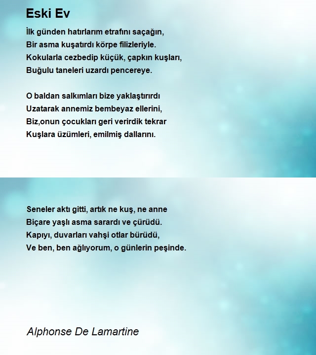 Alphonse De Lamartine