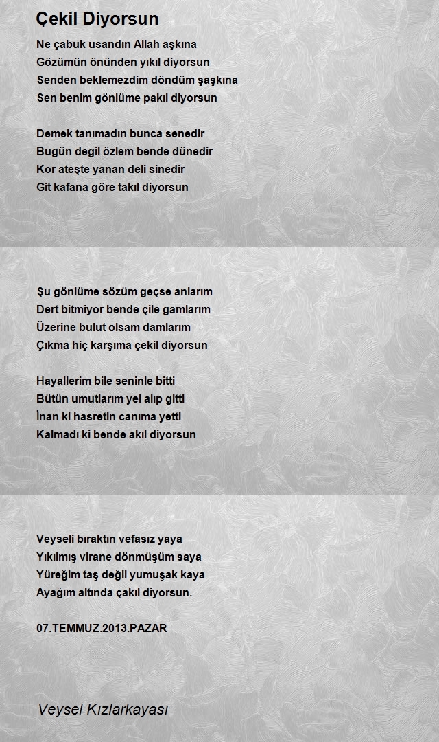 Veysel Kızlarkayası