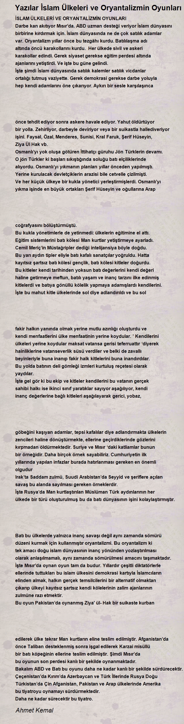 Ahmet Kemal