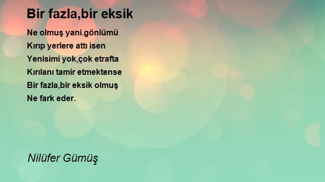 Nilüfer Gümüş