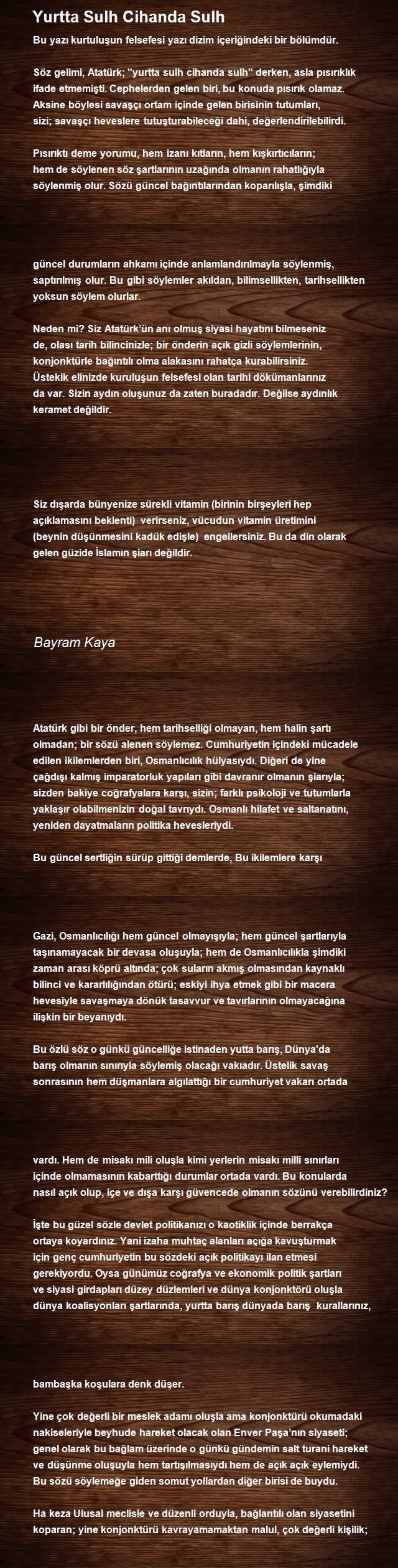 Bayram Kaya