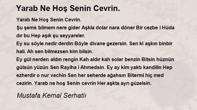 Mustafa Kemal Serhatlı