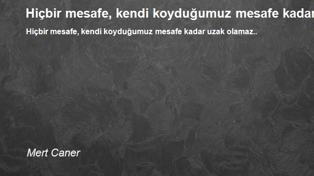 Mert Caner