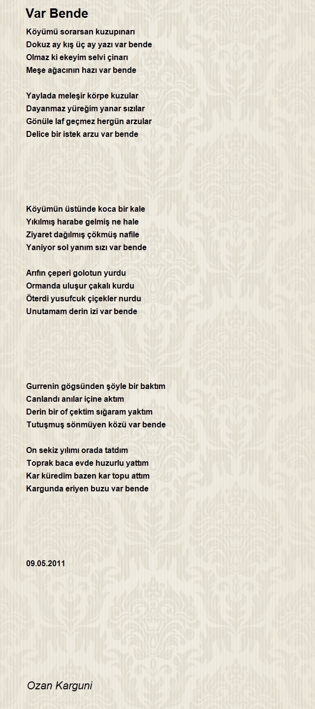 Ozan Karguni1