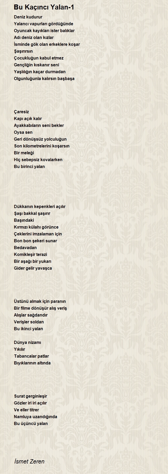 İsmet Zeren