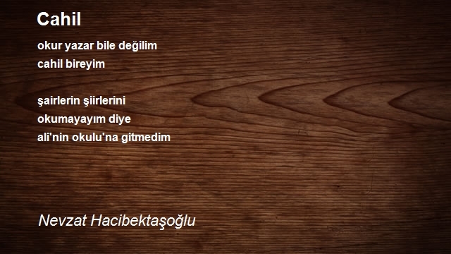 Nevzat Hacibektaşoğlu