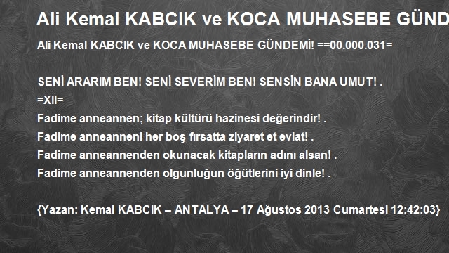 Kemal Kabcık