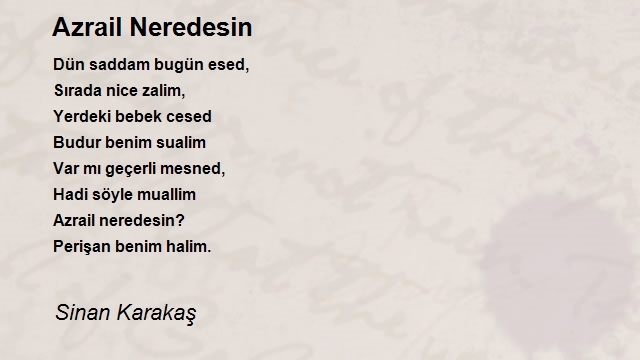 Sinan Karakaş