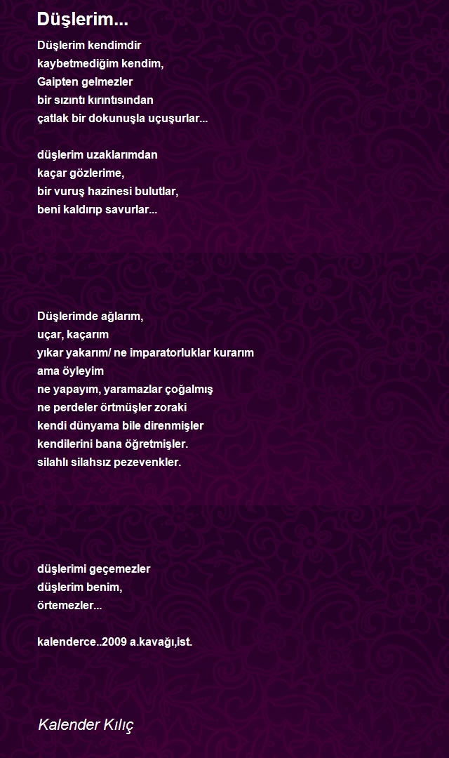 Kalender Kılıç
