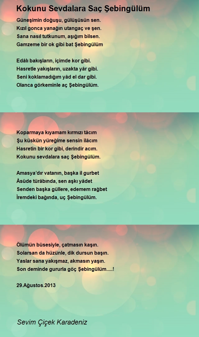 Sevim Çiçek Karadeniz
