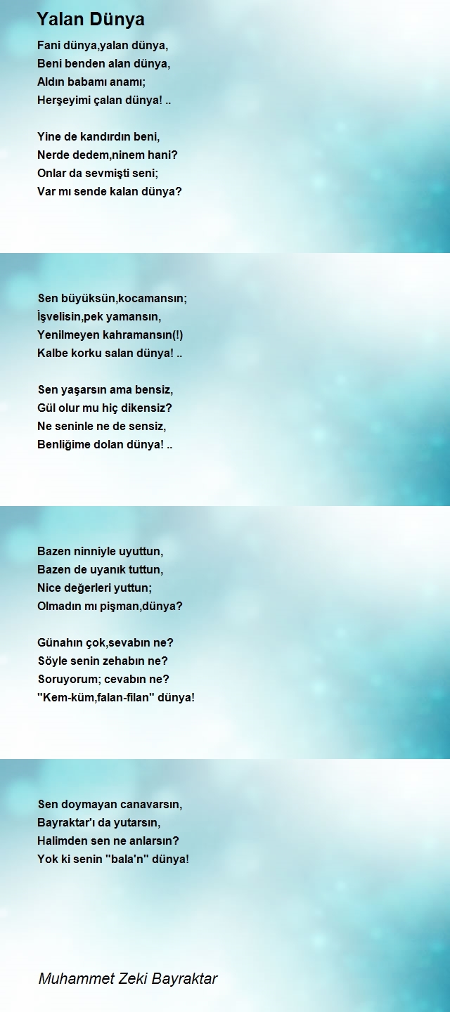 Muhammet Zeki Bayraktar
