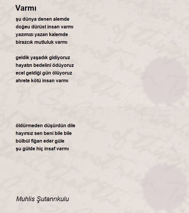 Muhlis Şutanrıkulu