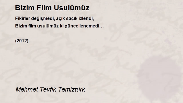 Mehmet Tevfik Temiztürk