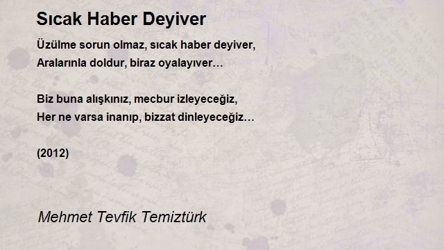 Mehmet Tevfik Temiztürk