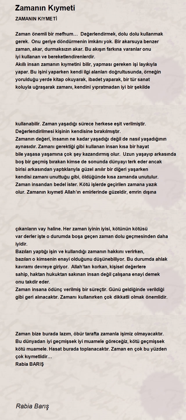 Rabia Barış
