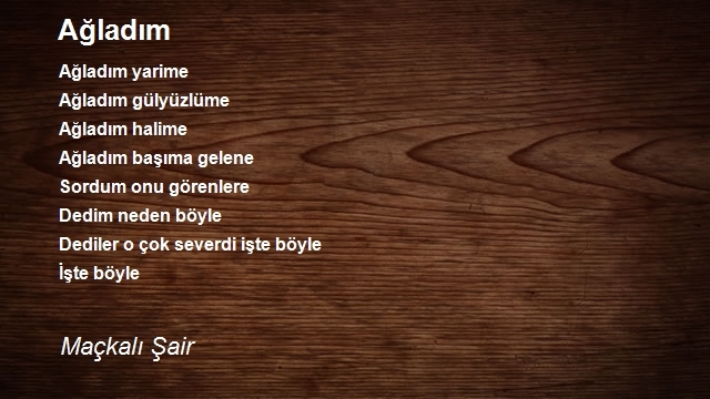 Maçkalı Şair