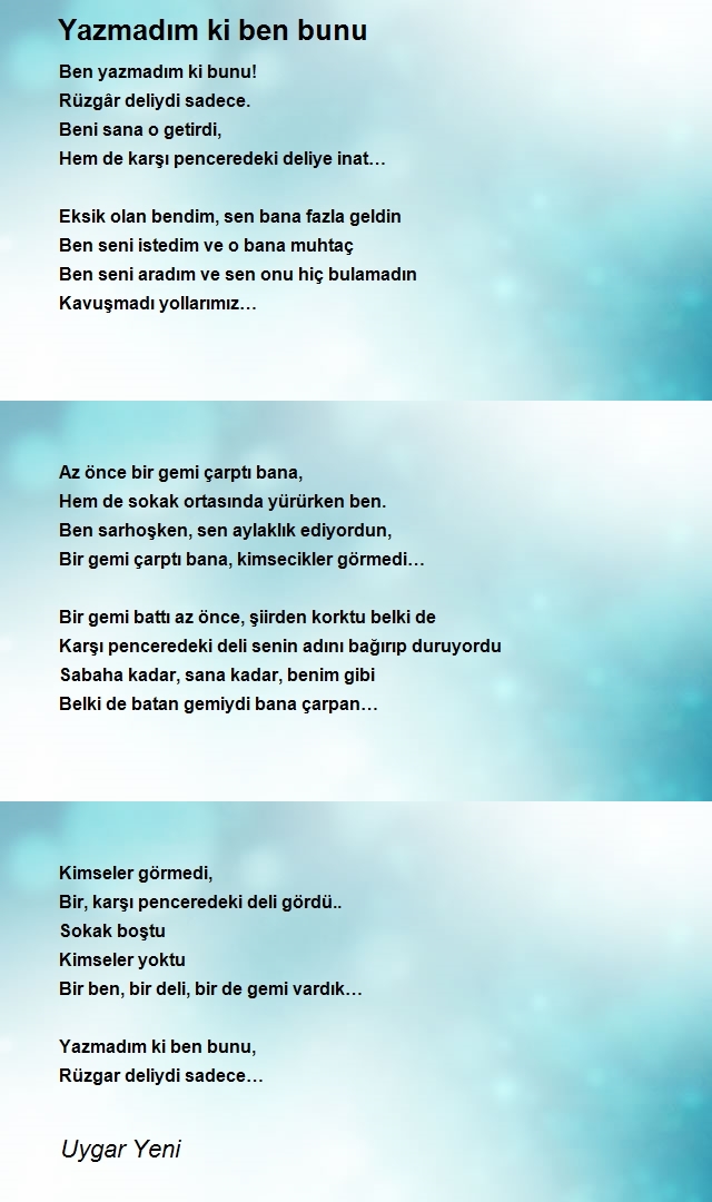 Uygar Yeni