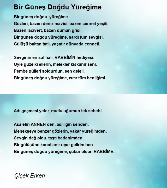 Çiçek Erken