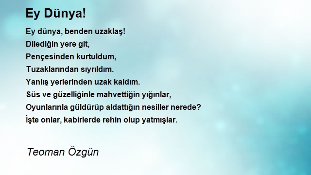 Teoman Özgün