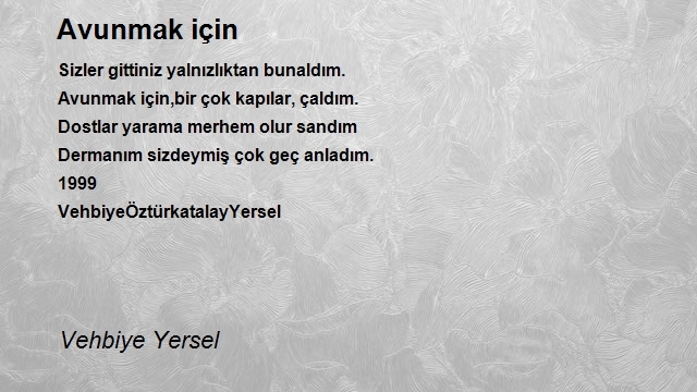Vehbiye Yersel