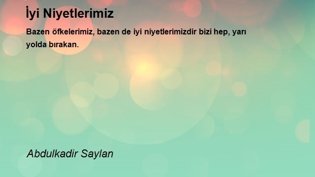 Abdulkadir Saylan
