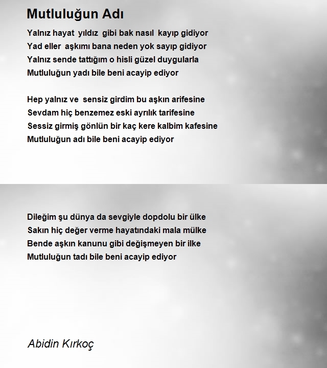 Abidin Kırkoç
