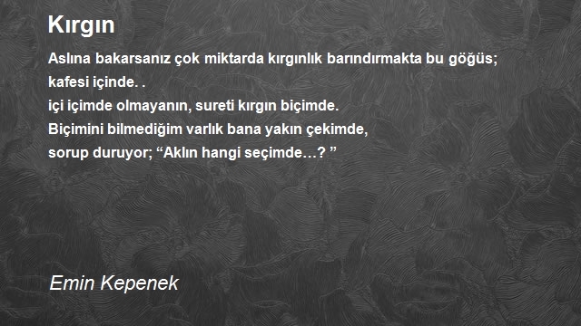 Emin Kepenek