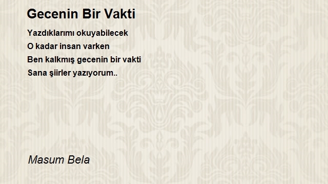 Masum Bela