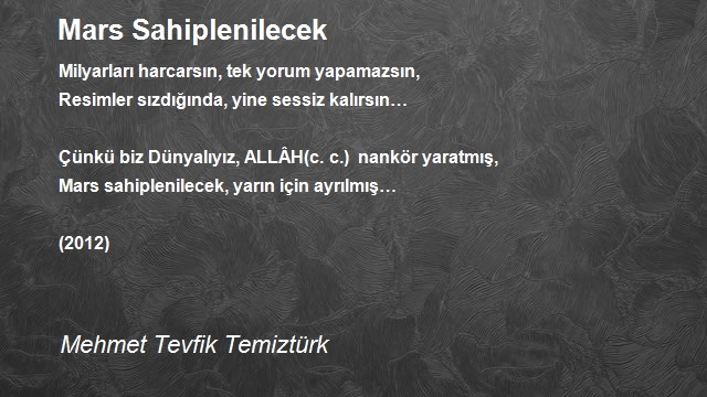 Mehmet Tevfik Temiztürk