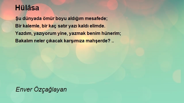 Enver Özçağlayan