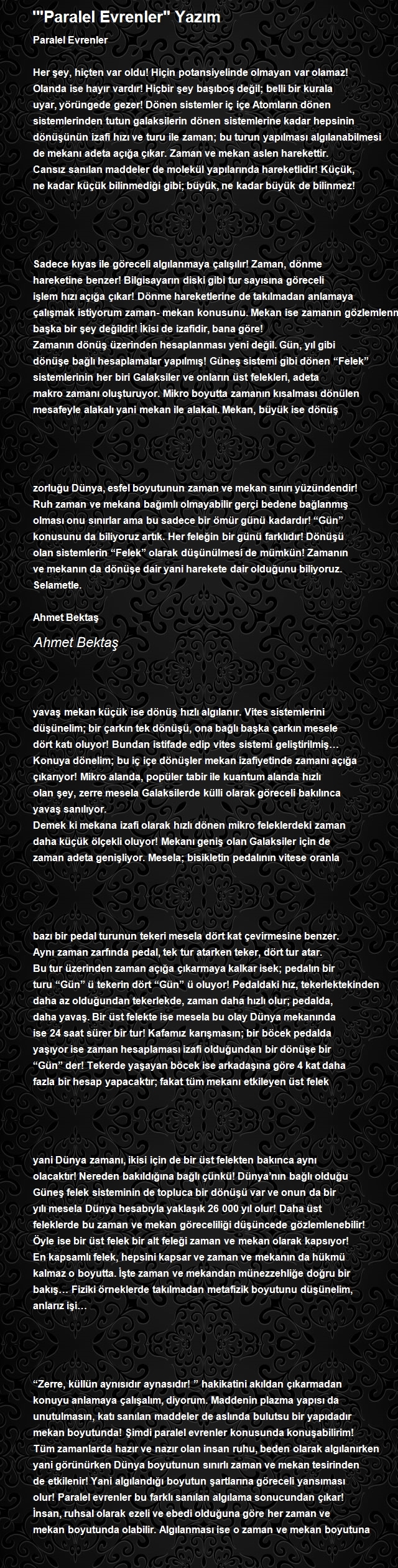 Ahmet Bektaş