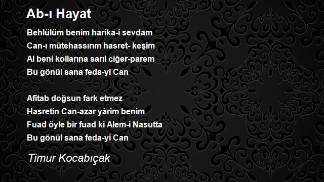 Timur Kocabıçak