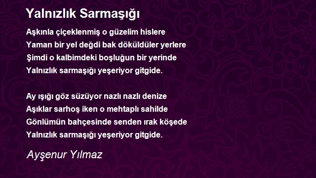 Ayşenur Yılmaz