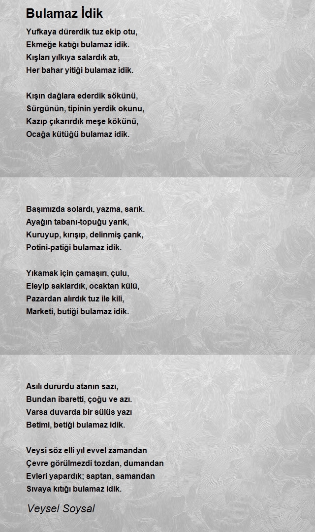 Veysel Soysal