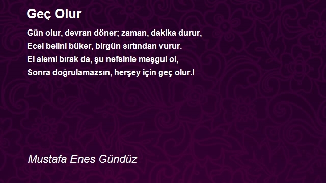Mustafa Enes Gündüz