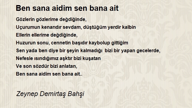 Zeynep Demirtaş Bahşi