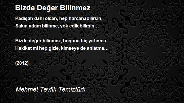 Mehmet Tevfik Temiztürk